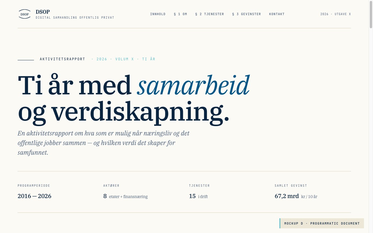 Programmatic Document-mockup